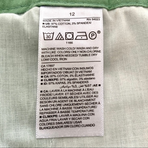 Old Navy Sage Green Shorts Size 12 - Picture 8 of 13